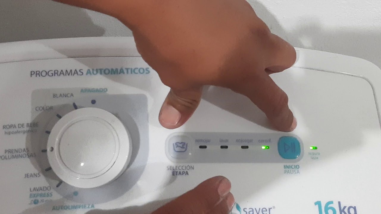 Como reparar lavadora easy que esta bloqueada y solo parpadean los leds