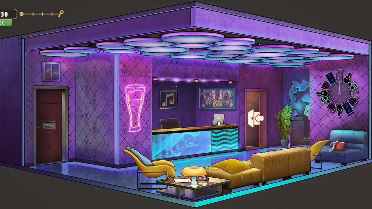 Rooms And Exits Level 5 Lounge Chapter 5 Death on the Dancefloor Game Walkthrough Solution