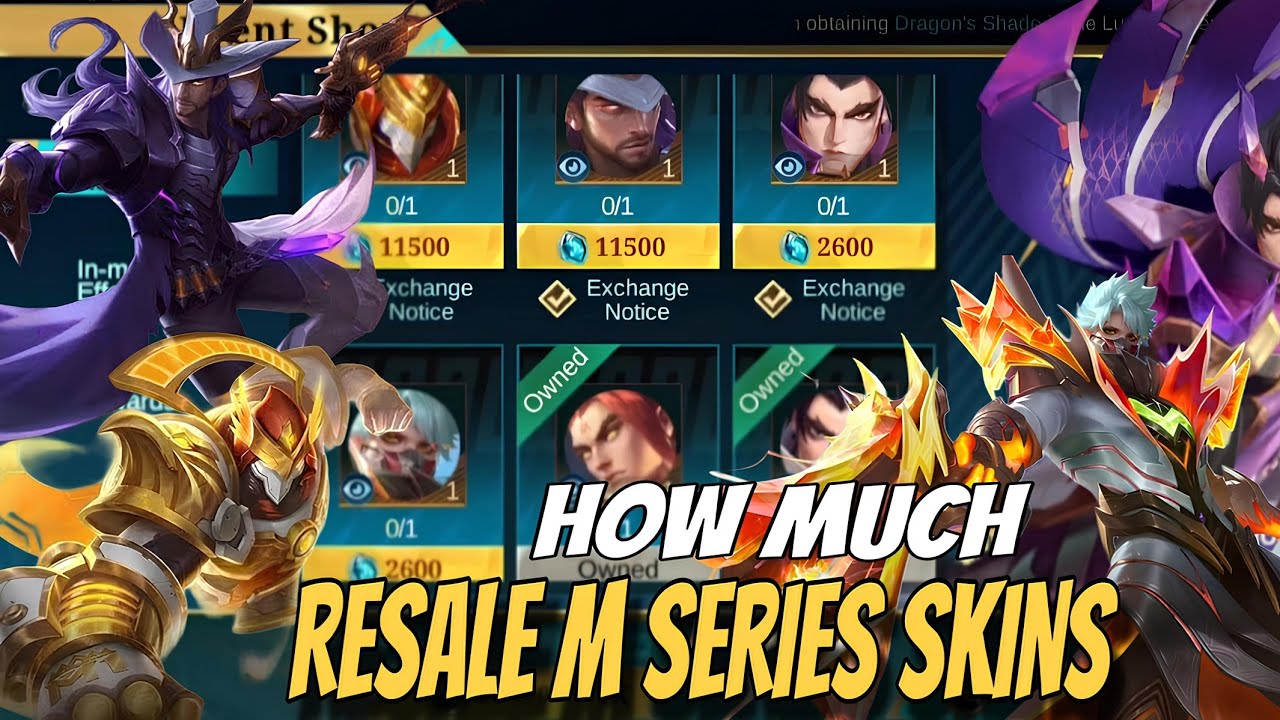 M-Series Skins Return! Total Price including Granger M7 Painted Skin - MLBB