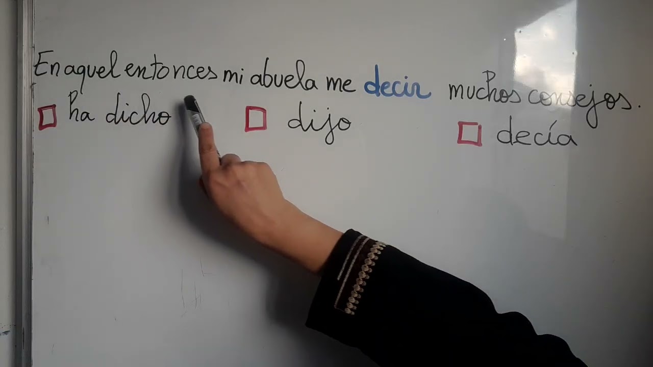 Practica pasados تدرب على إستعمال الماضي /pretérito indefinido o imperfecto o perfecto 🤔 🤔 🤔 🤔 🤔 