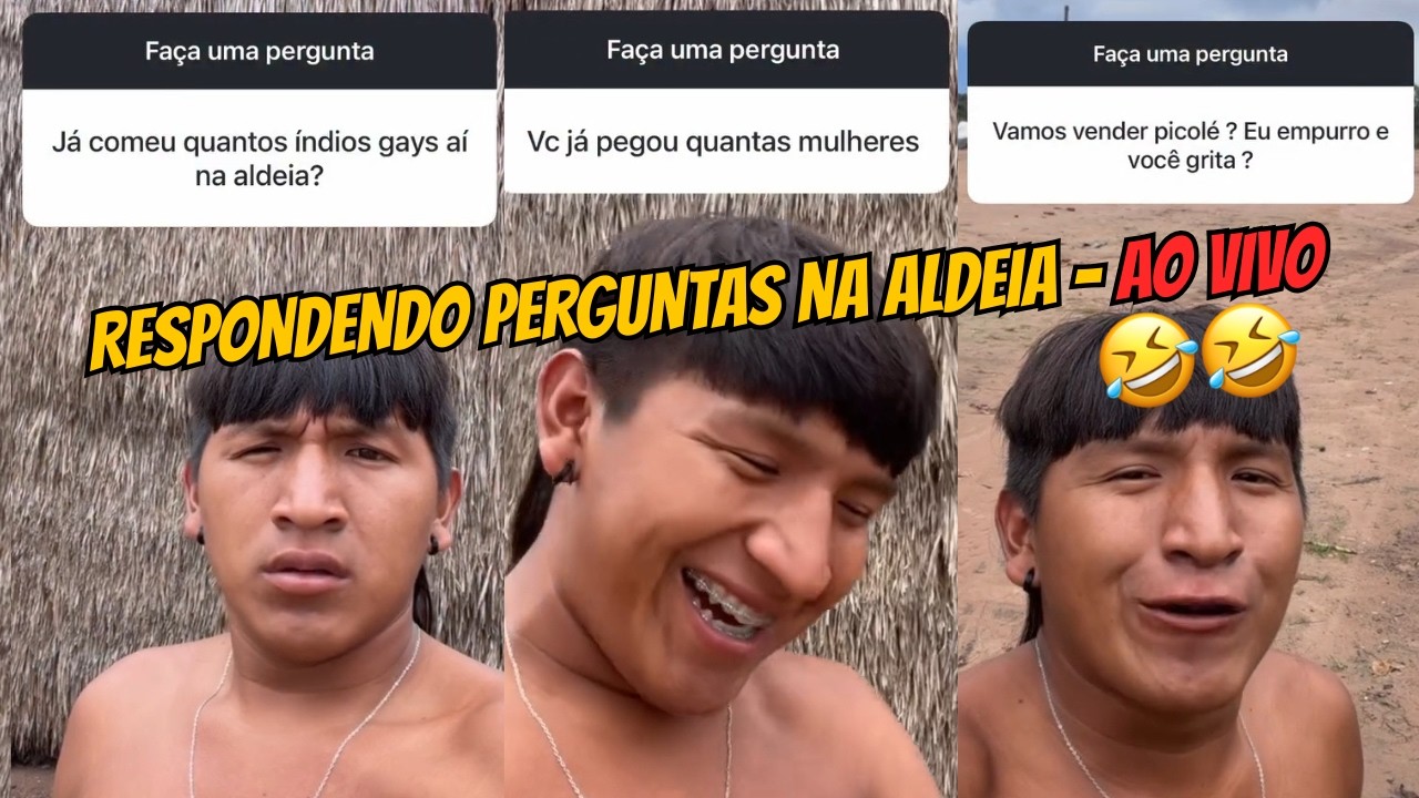 🔴RESPONDENDO PERGUNTAS NA ALDEIA!!! -  AO VIVO!!!!!!!
