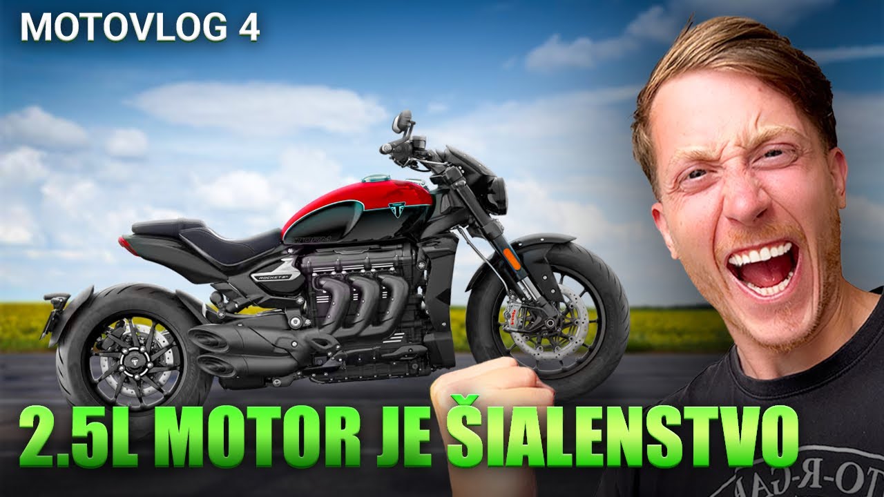 Triumph Rocket 3 Storm R je fakt raketa (MOTOVLOG 4)