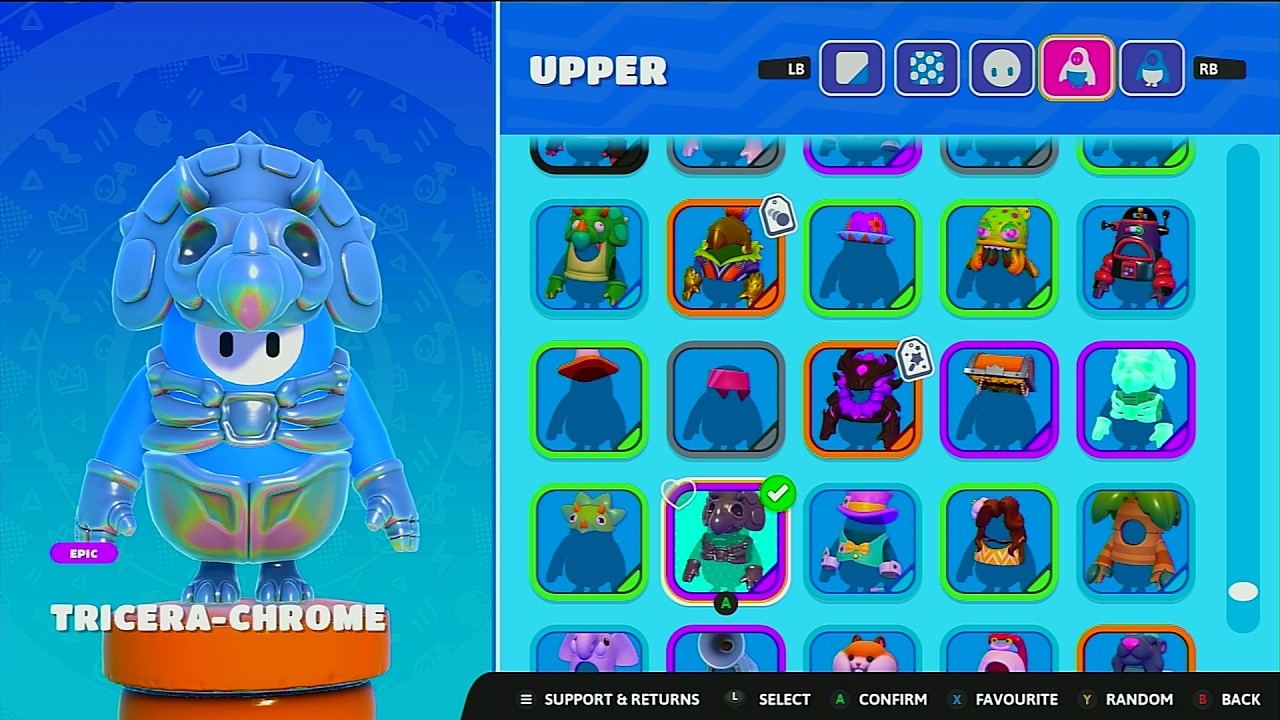 Fall Guys Fame Pass March '26 - Day 13: No Bones About It There Is Only Tricera-Crome!