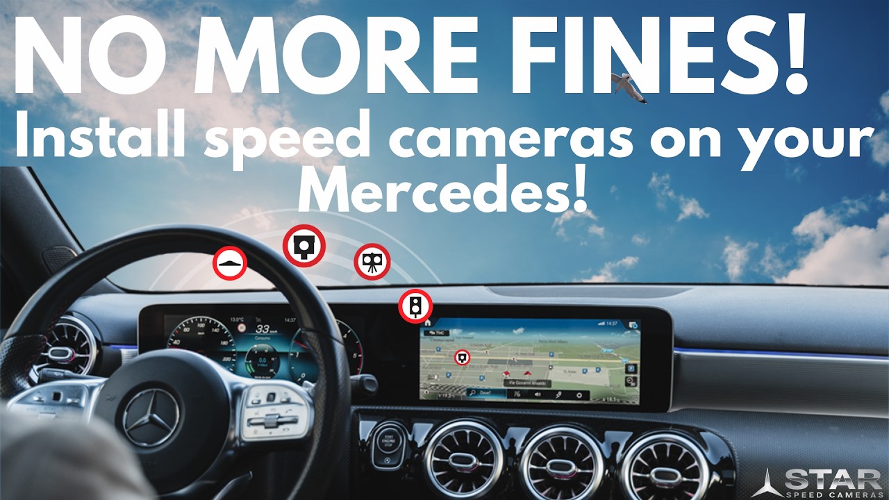 TUTORIAL English - Speed Cameras and Tutors for Mercedes MBUX Navigation System