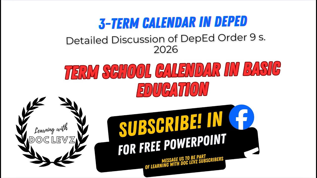 Подробное обсуждение трехсеместрового школьного календаря в документе DEPED DO 9 s 2026
