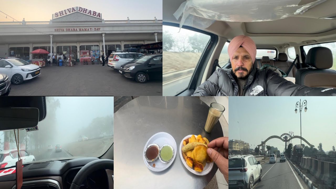 Trip to delhi dhund bhaut jaada c highway ta accident hoya😩😭