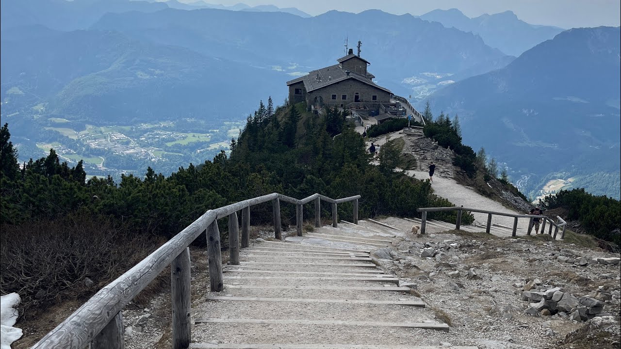 Kehlsteinhaus, Eagles Nest auf dem Obersalzberg in Berchtesgaden. Ende Mai 2023