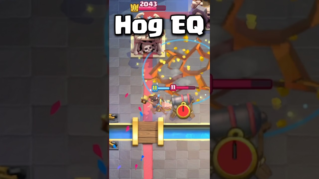 HOW TO PLAY HOG EQ #clashroyale #shorts