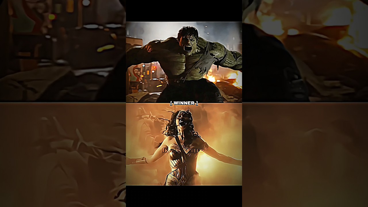 Hulk vs Wonder Woman #shorts