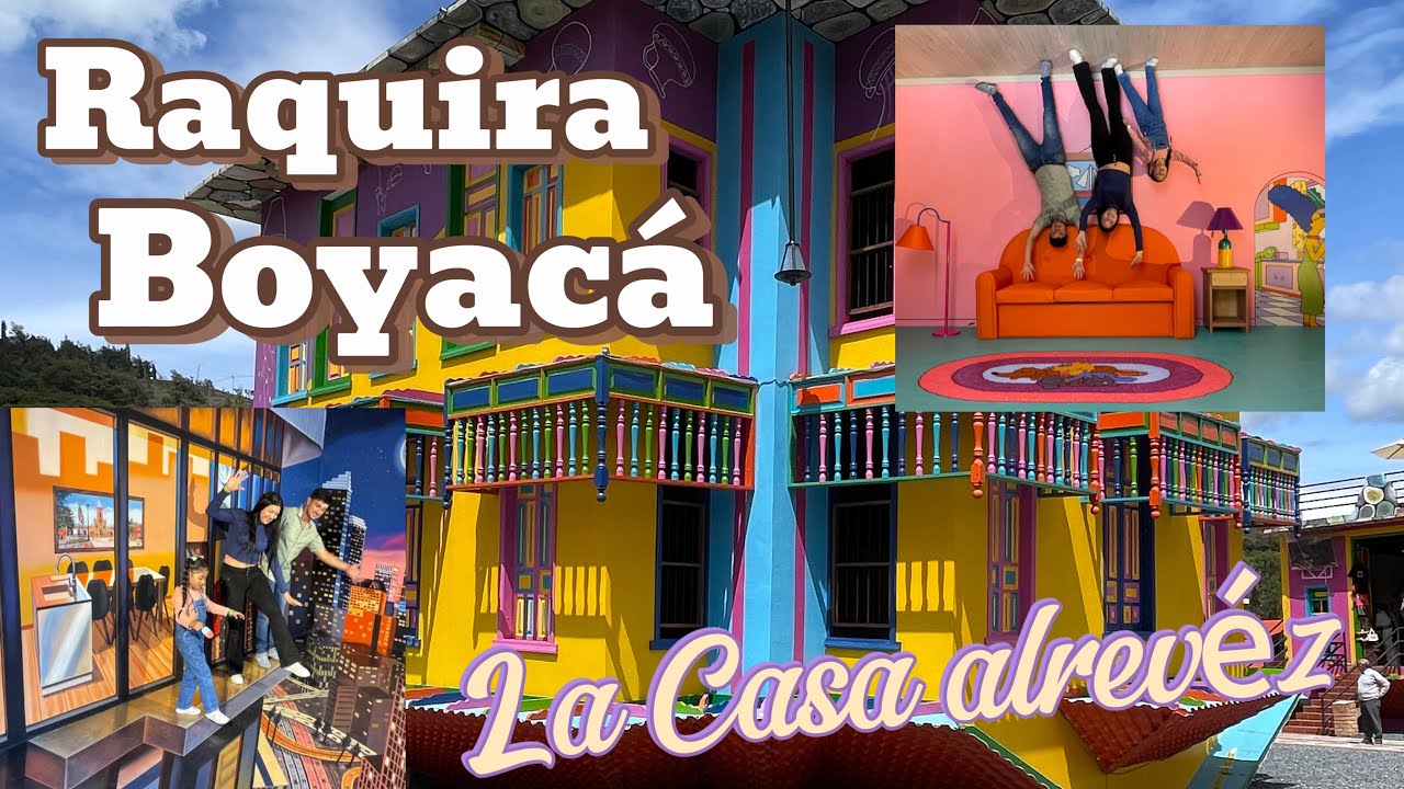 Conocí la CASA ALREVÉZ en RAQUIRA/BOYACÁ 🏠🏡🔴⚪️🟦🟨🟥🟩
