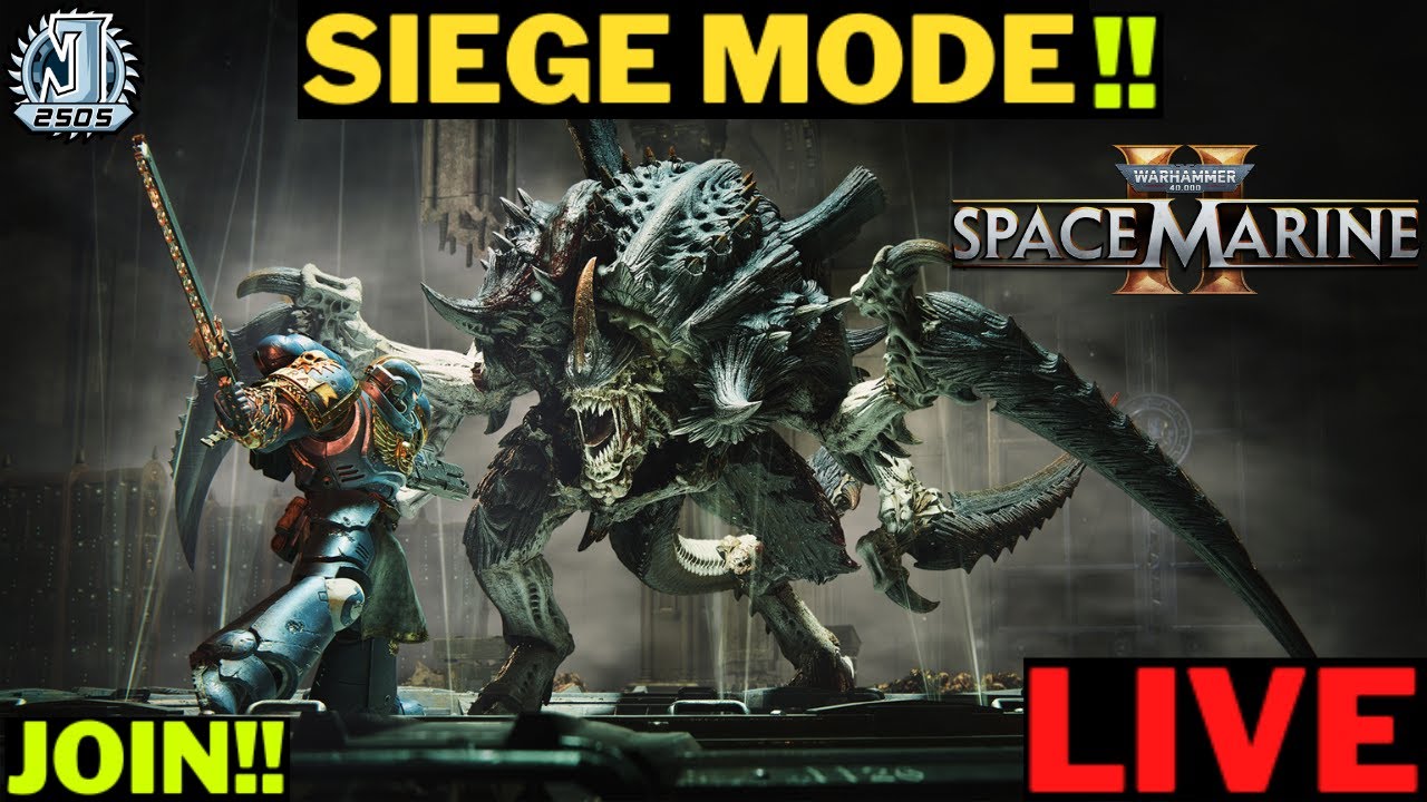 [🔴 LIVE] SIEGE MODE IS HERE! SM2 HORDE MODE NOW LIVE! Space Marine 2!✔️! #warhammer40k #spacemarine2