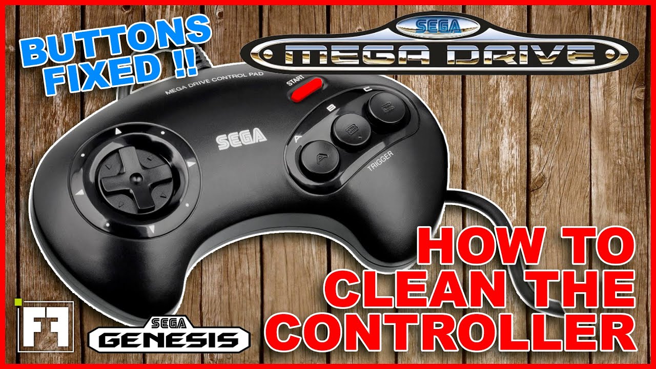 How to CLEAN a SEGA MEGA DRIVE / GENESIS Controller