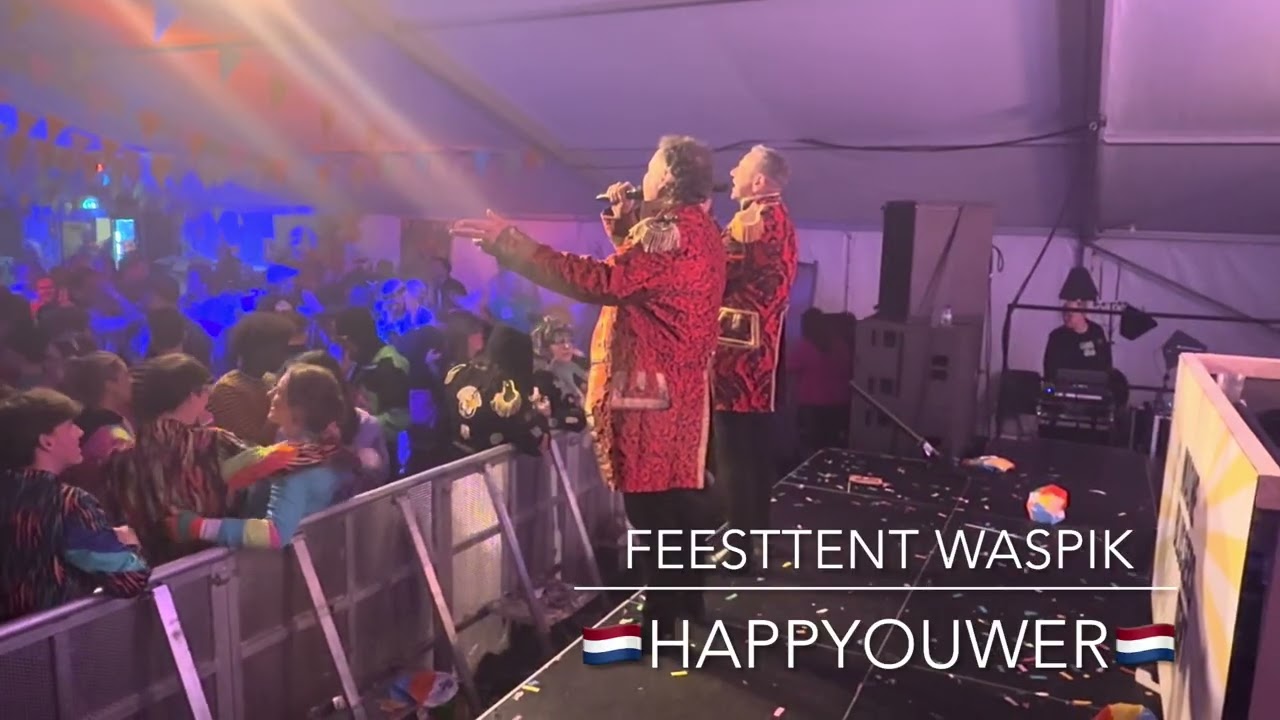 Feestduo happy Ouwer - carnaval 2026 feesttent Waspik