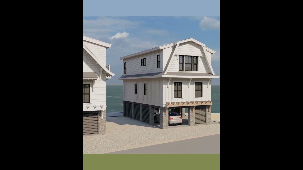 Materials & Features for These New Beach Houses in Maine #Bruniarchitecture
