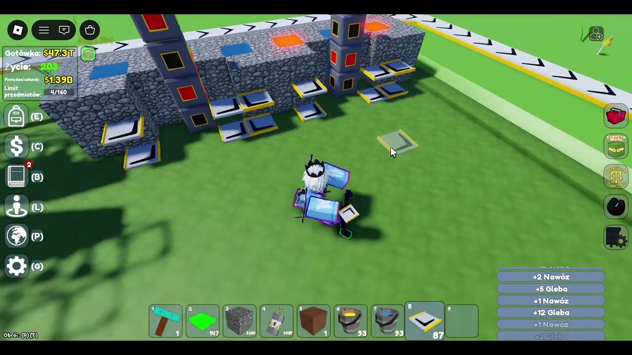 JAK ZBUDOWAĆ NAJLEPSZĄ FARME COBBLESTONE W BLOCK TYCOON? (dużo zarabia)