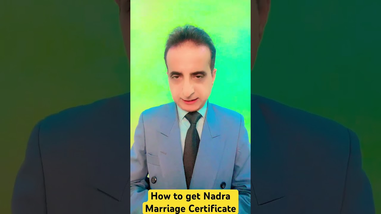 How to get Nadra Marriage Certificate #shorts #iqballawservices