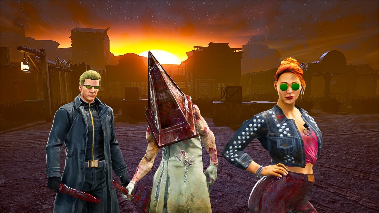 DBD Survivor vs Pyramid Head & Wesker Gameplay (No Commentary)