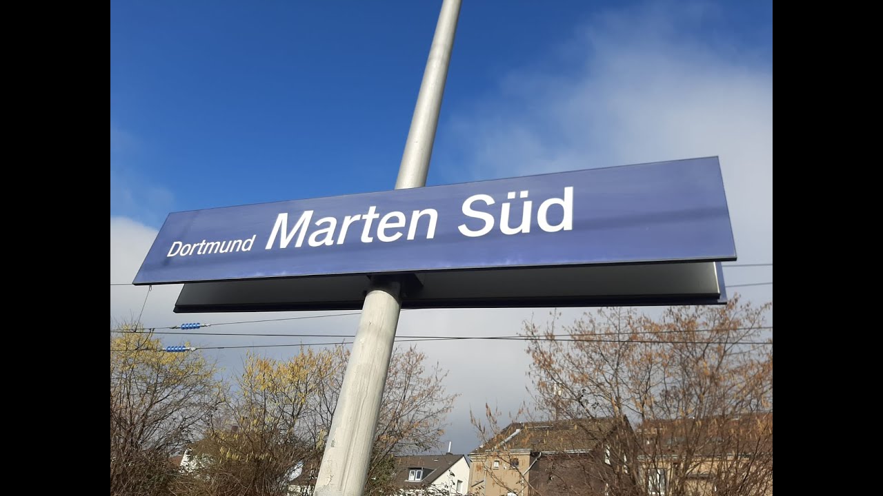 Züge in Dortmund Marten Süd mit: ICE,IC,RE,S-Bahn