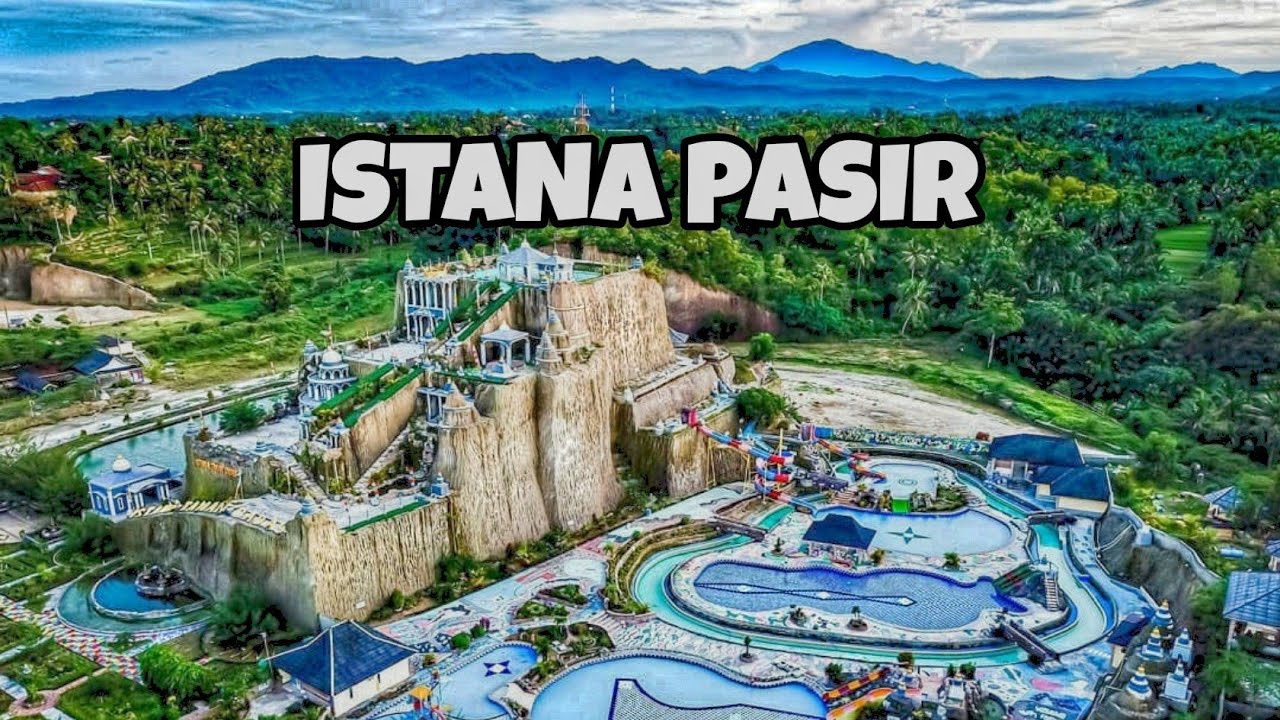 ISTANA PASIR / ISTANA TAMAN CADAS , Cilegon :  Sempat VIRAL , Konon bekas penambangan pasir