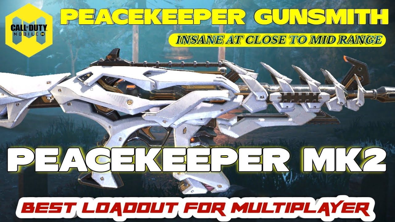 Best PEACEKEEPER GUNSMITH/ Loadout | COD Mobile Season 9