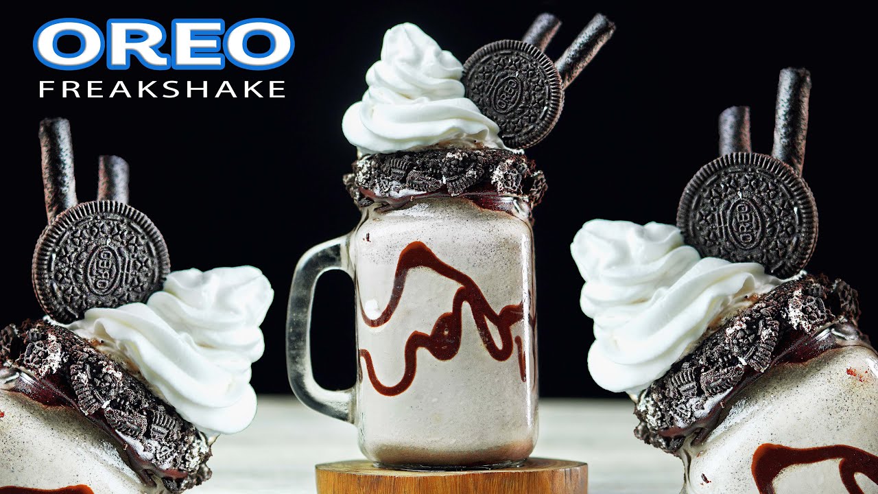 Oreo Freakshake Recipe | Chocolate Milk Shake with Oreo & ice-cream