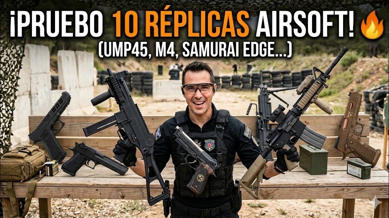 10 Airsoft Guns &ndash; Which One Hits Hardest?🔥