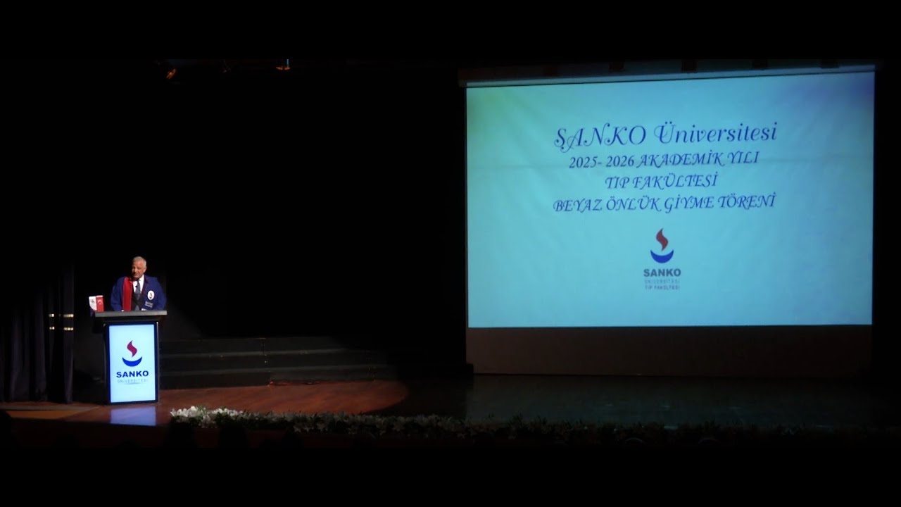 SANKO Üniversitesi 2025-2026 Öğretim Yılı Tıp Fakültesi Beyaz Önlük Giyme Töreni