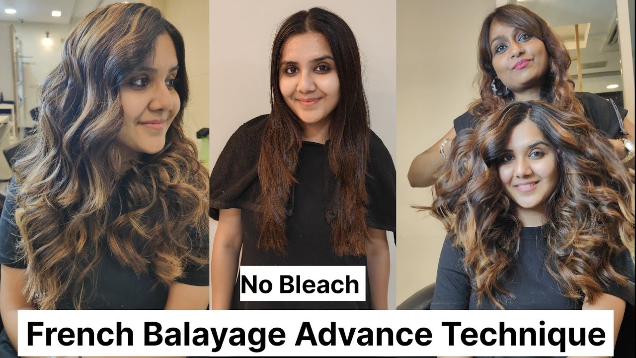 No Bleach blonde Hair color/ Advance technique / French balayage/ brick 🧱 Technique #hairexpert Shya