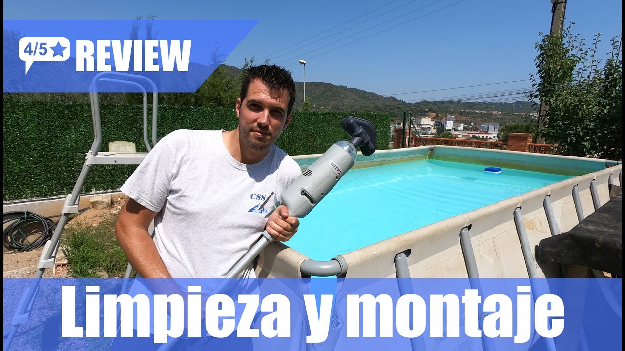 💧🏊Aspiradora de mano Intex 28620E Limpieza de piscinas