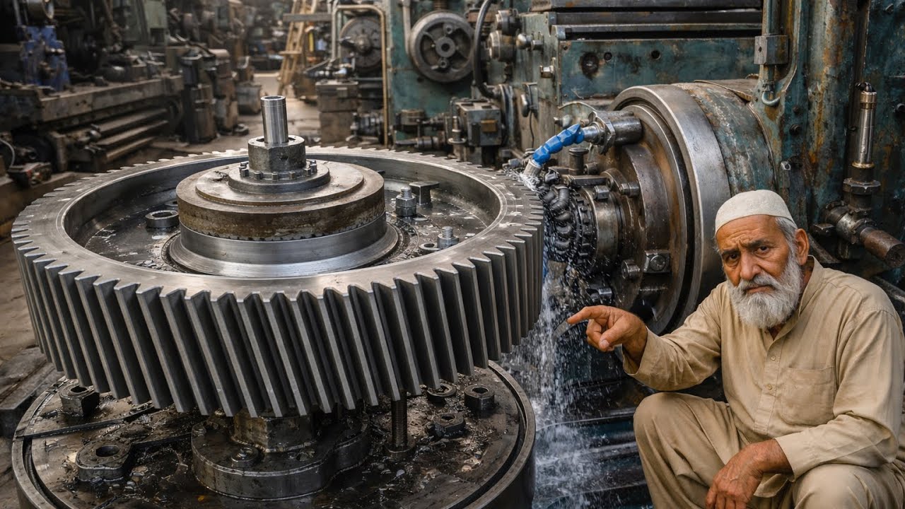⚙️ Massive Final Drive Gear Manufacturing | From Raw Steel to Heavy Excavator Power