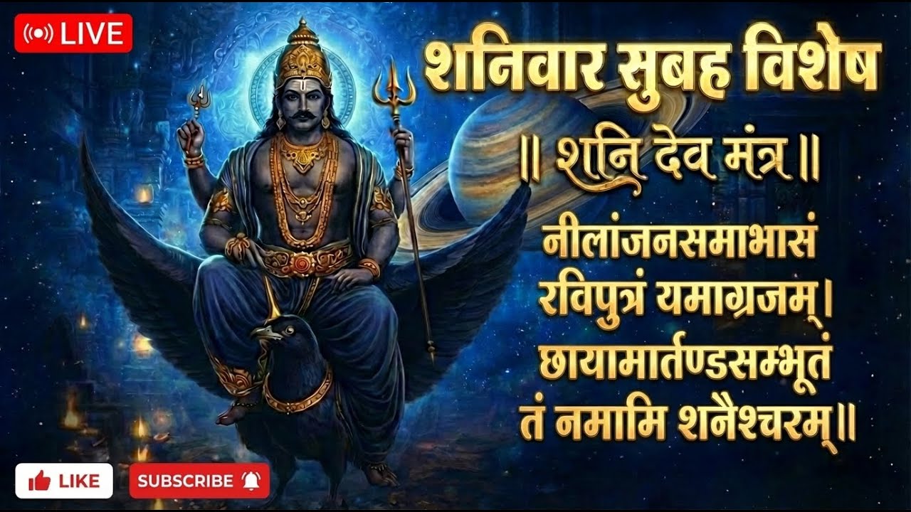 Extreme Powerful Shani Mantra |Nilanjan Sambhasam Raviputram Yamagrajam #shanimantra #nilanjanadhar