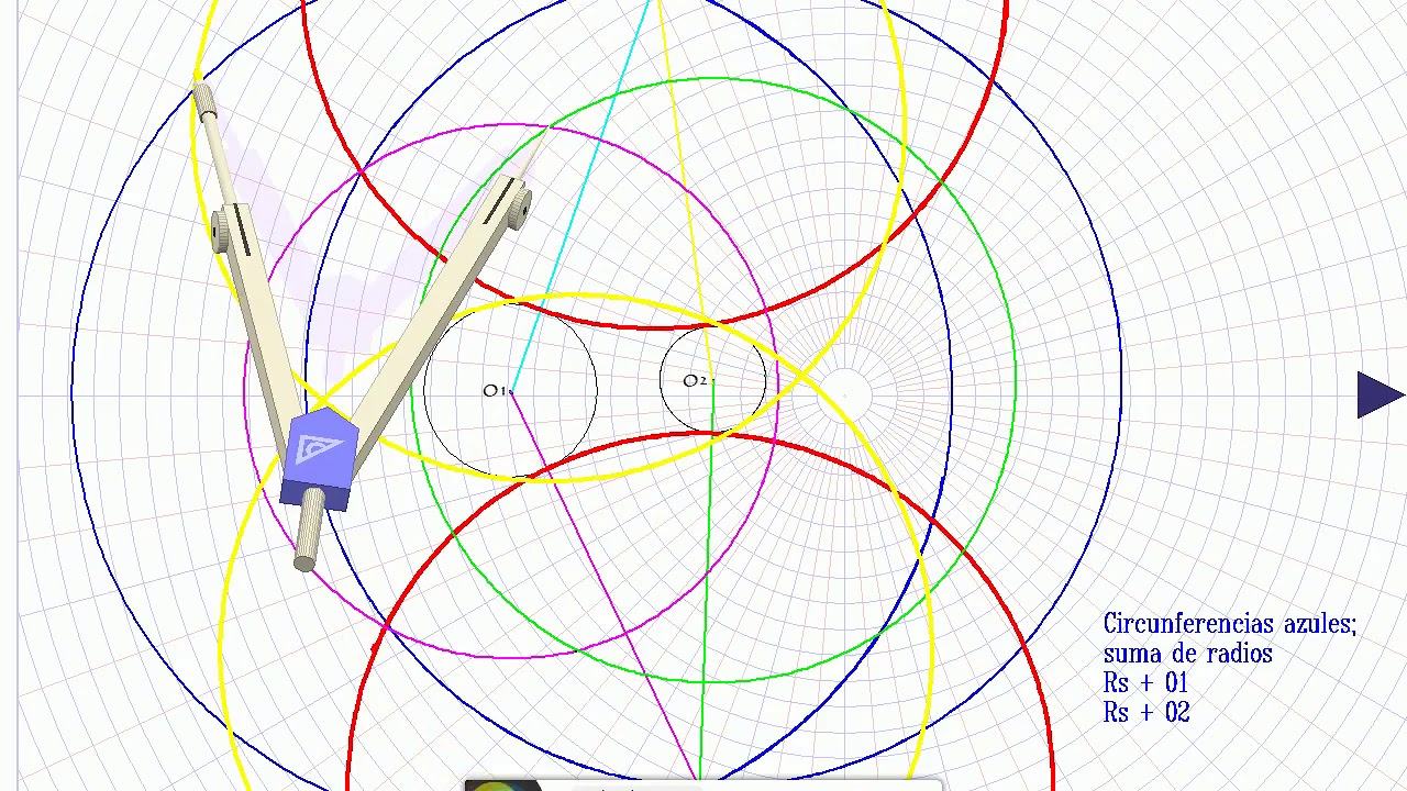 CIRCUNFERENCIAS TANGENTES A DOS CIRCUNFERENCIAS II PARTE