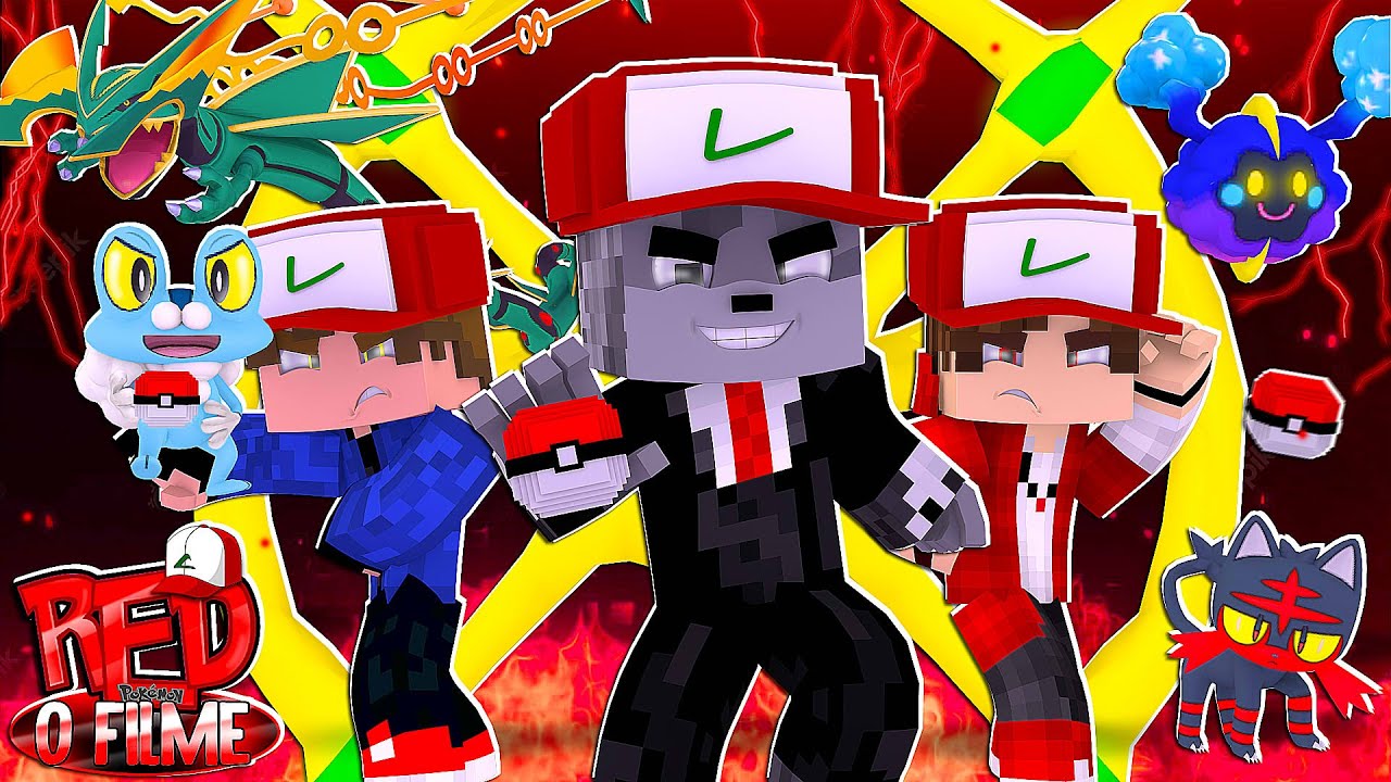 Minecraft : Pokemon Red - O FILME COMPLETO