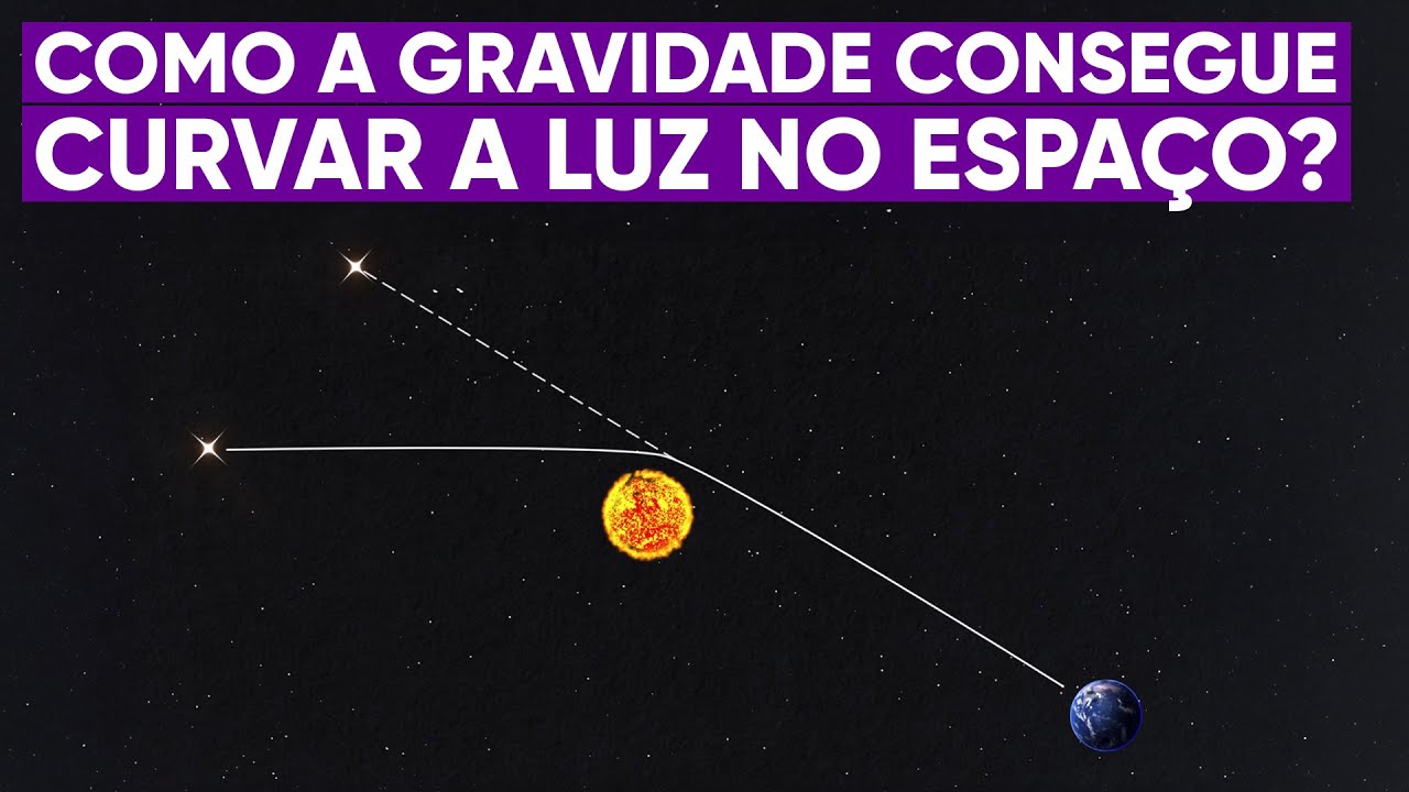 Se a luz não tem massa, por que a gravidade pode afetá-la?