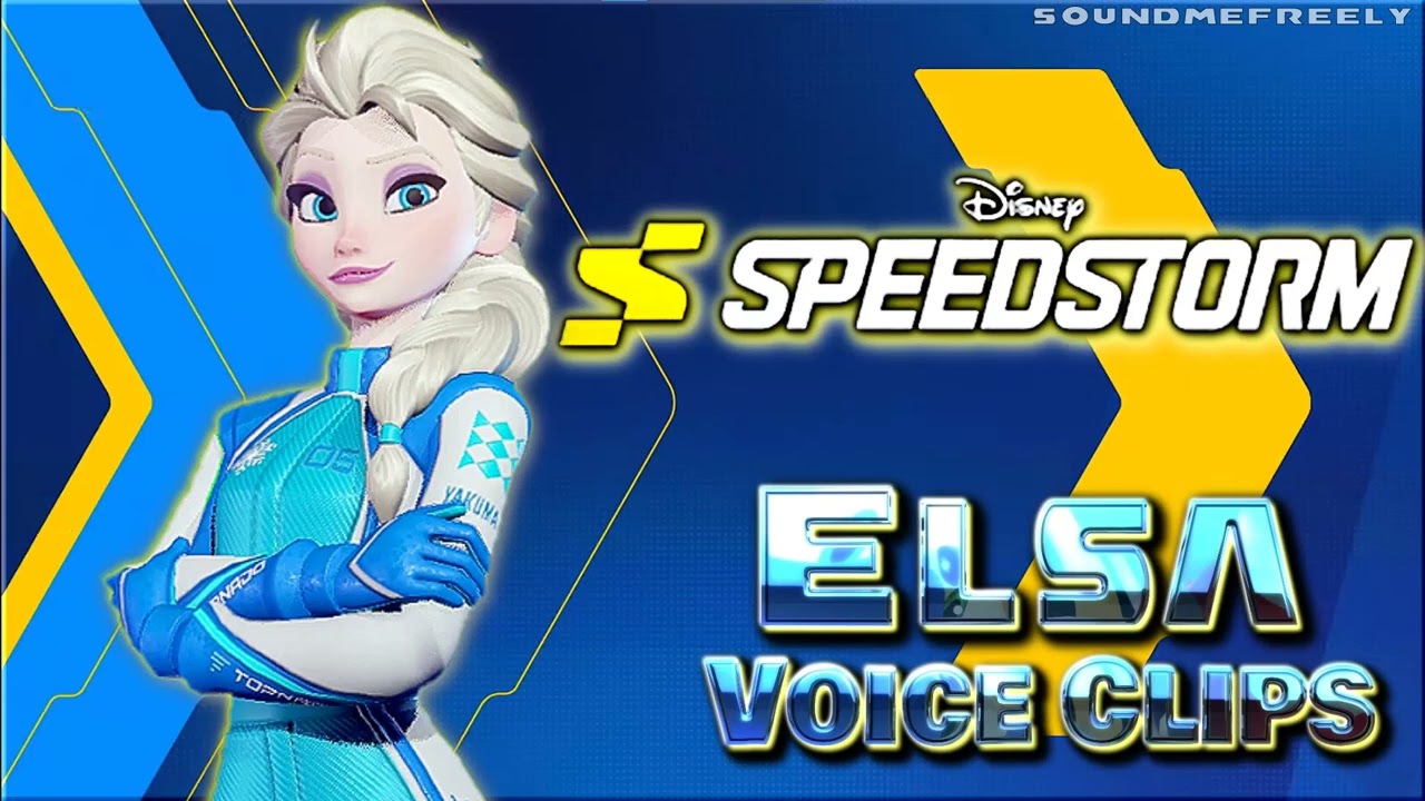Все озвученные клипы Эльзы • Disney Speedstorm • Все озвученные реплики • 2023 (Даниэль Бисутти)