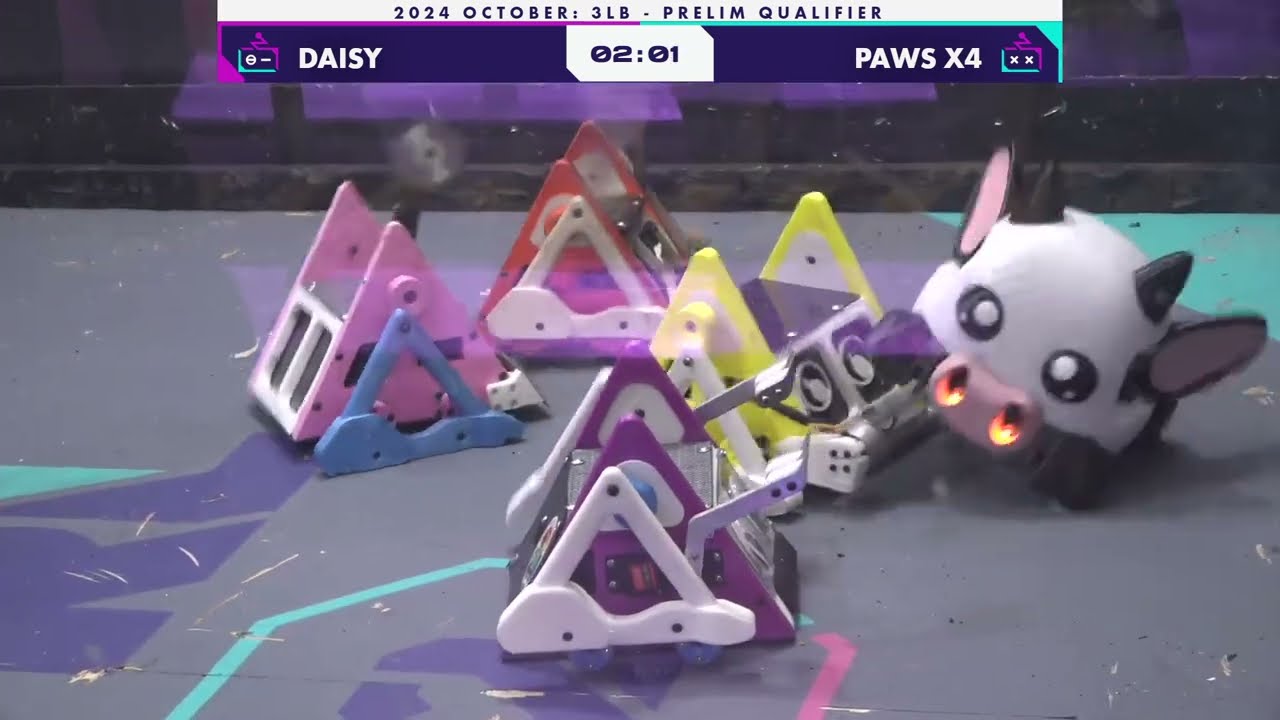 Paws of the Apocalypse vs Daisy at October 26 NHRL (pre-fight and fight)