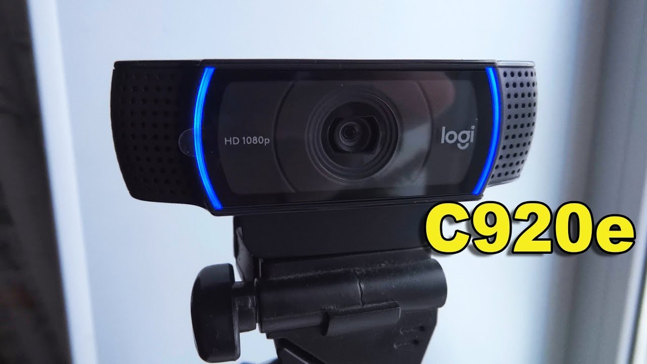 Logitech c920e веб камера с автофокусом! Распаковка и подключение