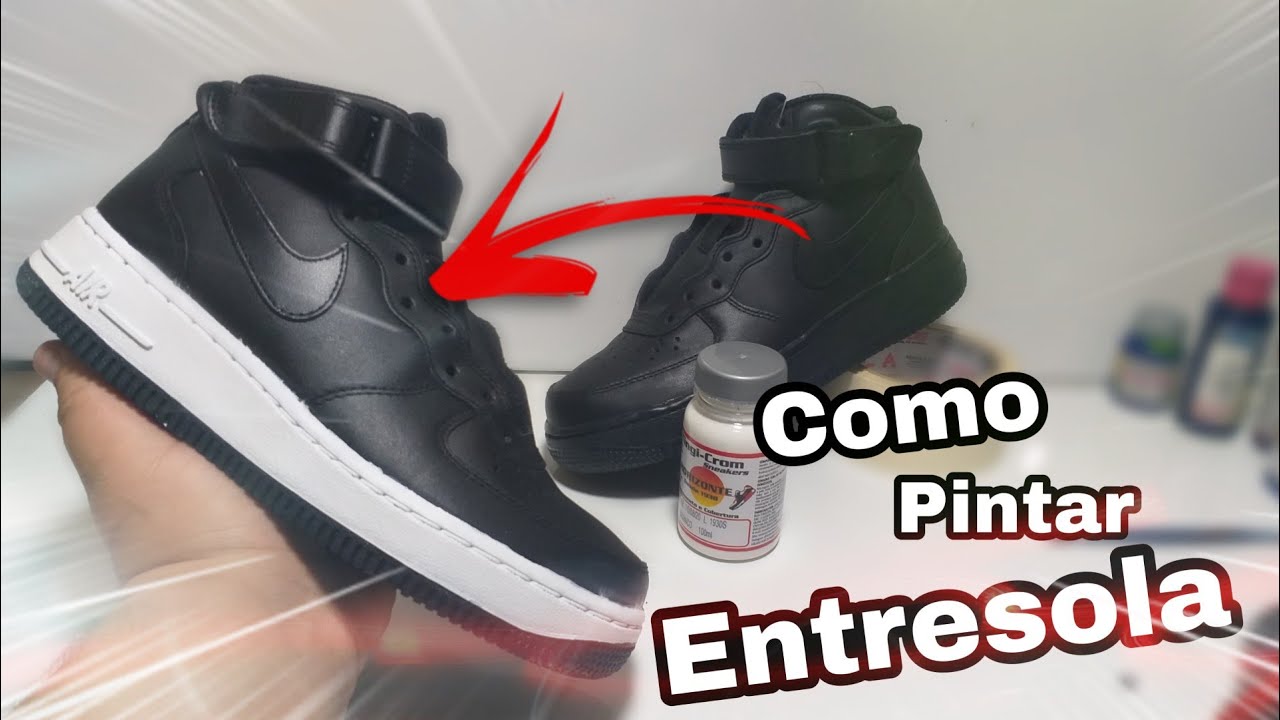 COMO PINTAR a ENTRESOLA (SOLA) do TÊNIS | Tutoriais TBB