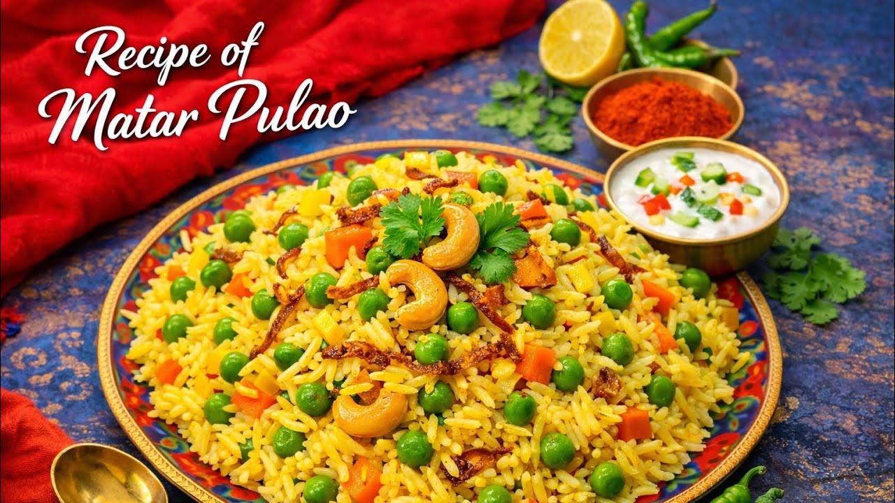 Matar Pulao Recipe in Hindi | Easy Peas Pulao at Home | Hemlata Rasoi
