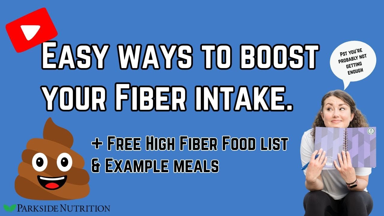 Easy Ways to Boost Your Fiber Intake + Free guide