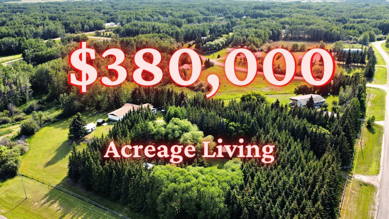 BUY HERE - This AMAZING 4.13acres +500Trees w/ Great Features! OPPORTUNITY AWAITS in Alberta Beach!