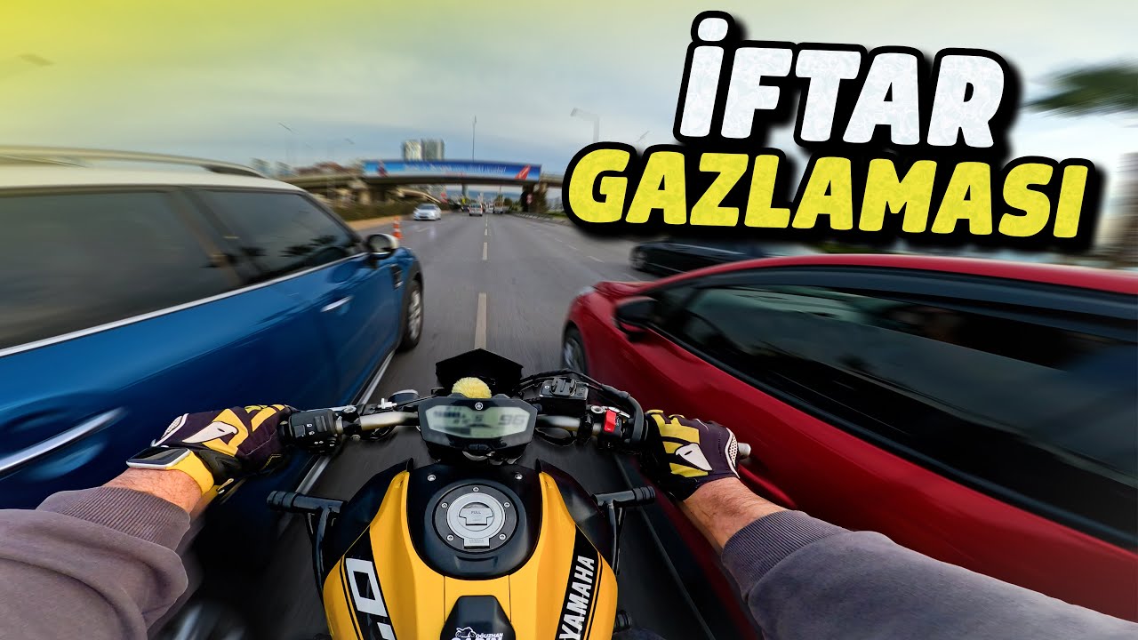 İFTARA GAZLARKEN BEN ! - MT07 MOTOVLOG