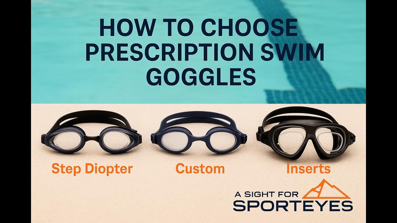 How do prescription swim goggles work?