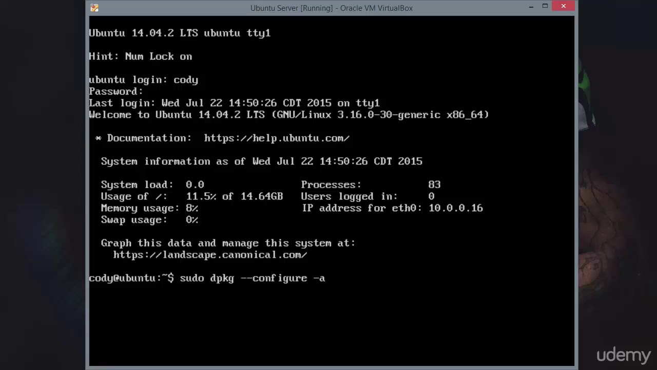 20   Using apt get and dpkg to Fix Broken Packages