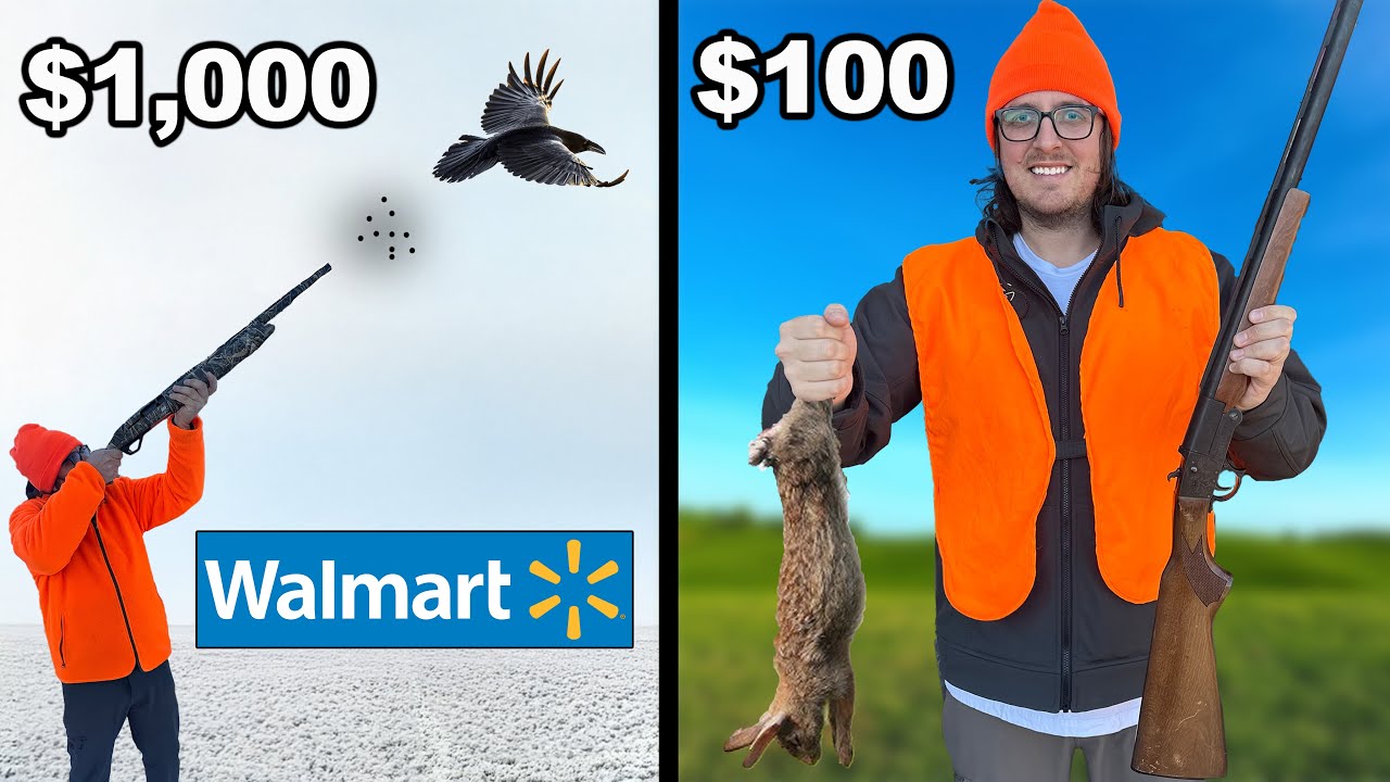 $100 vs. $1000 Walmart Hunting Challenge!