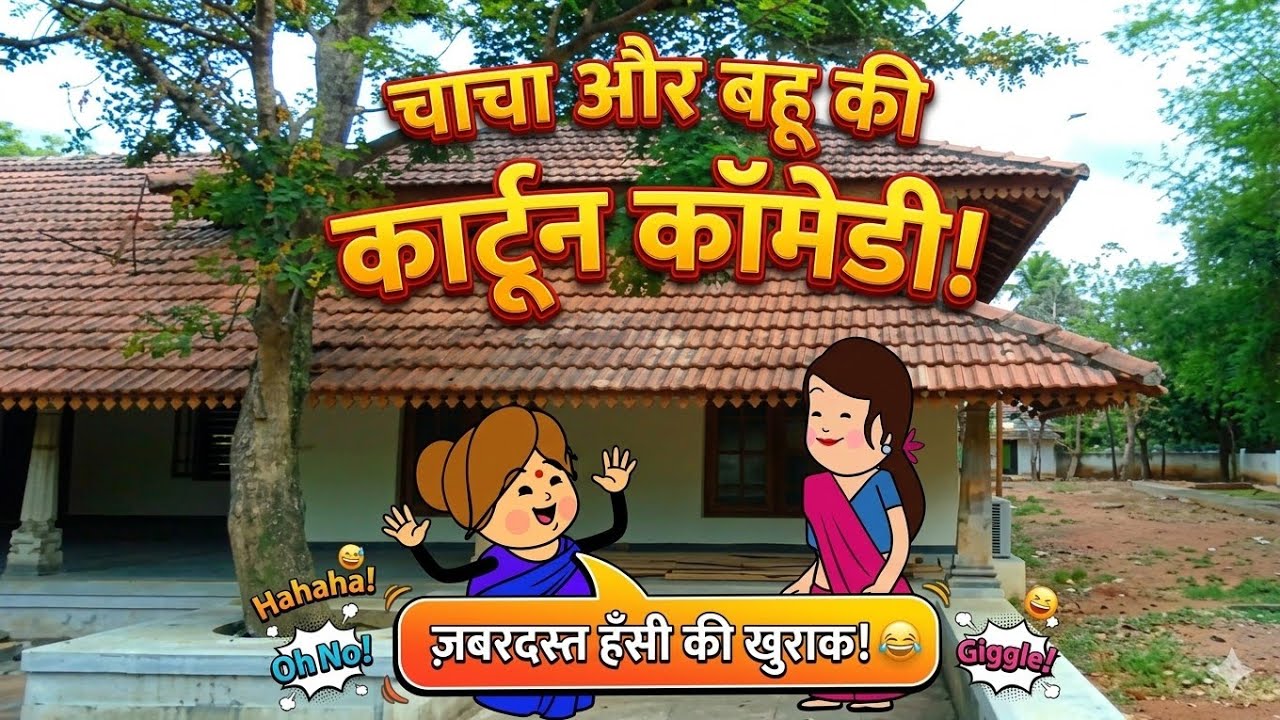 Uncle aur aunty ki cartoon comedy video !! Twin craft cartoon comedy video