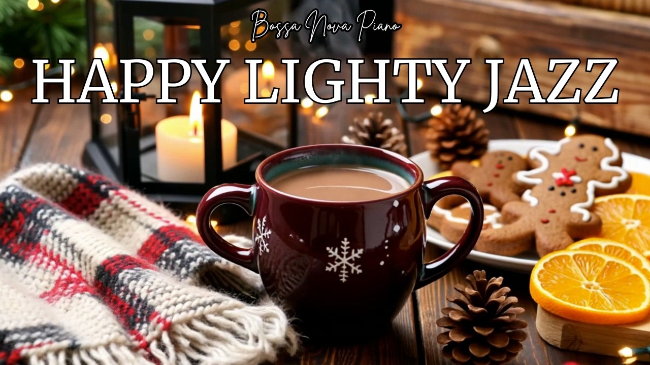 Happy Lightly Jazz ☕ Exquisite Winter Morning Coffee Jazz & Bossa Nova Piano for Good Mood