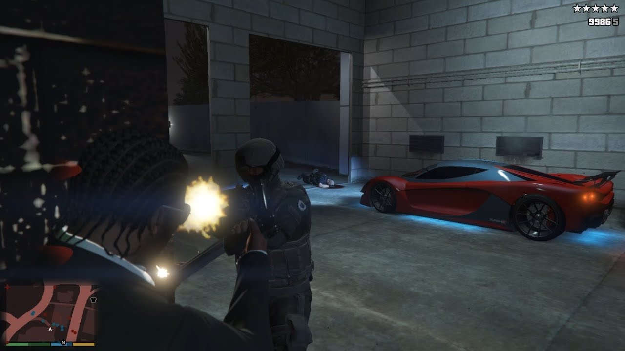 GTA V Vinewood Police Station Rampage + Five Star Escape(Dispatch & Tactics Enhancement V)