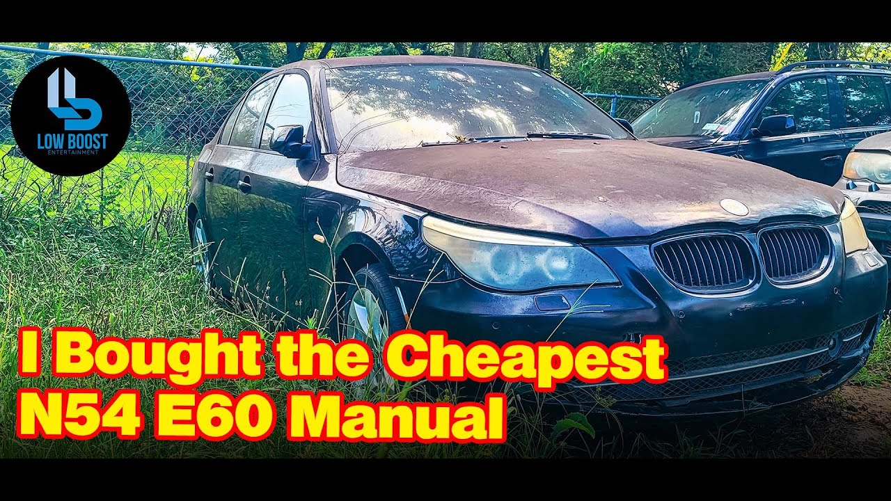 Я купил брошенный BMW E60 535 6MT | Давайте построим автомобиль для уикенда | Эпизод 1