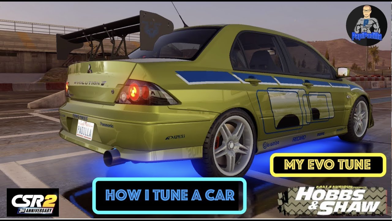 CSR2 -  Hobbs and Shaw - How I tuned my EVO